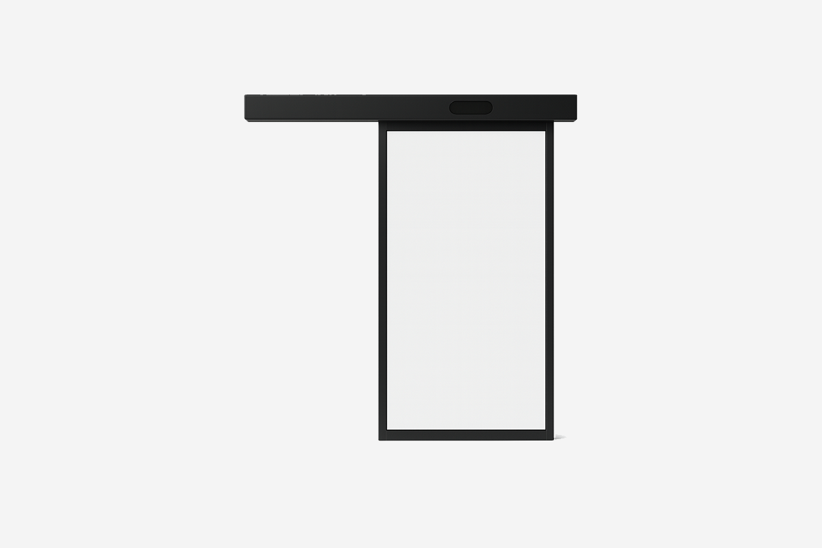 Porte automatique 1 vantail SlideX - Version noire